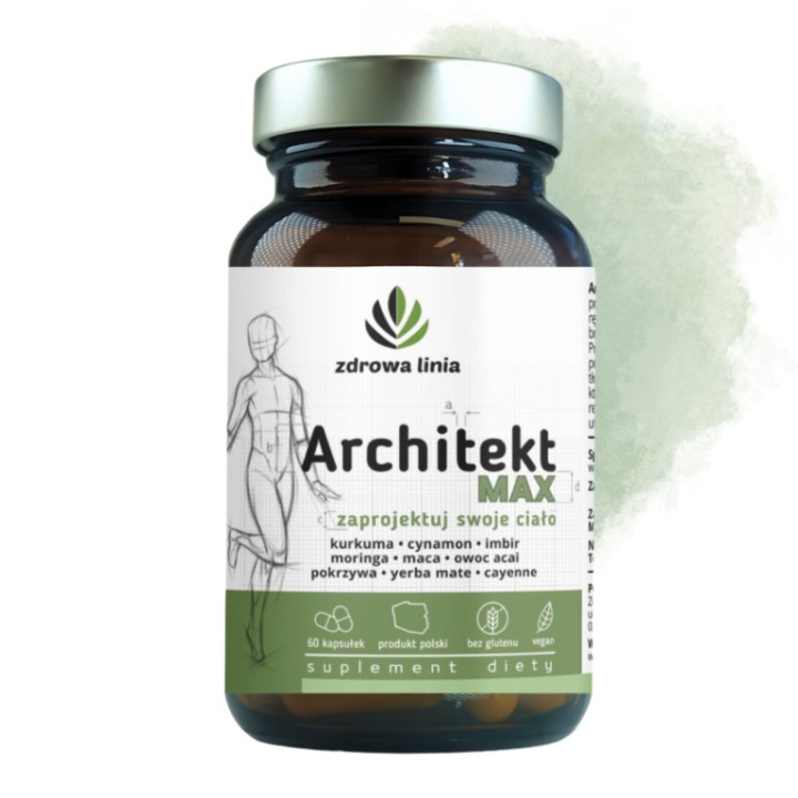 data ważności: 16.05.2026 Architekt Max odchudzanie FAT BURNER  Spalacz tłuszczu Metabolizm